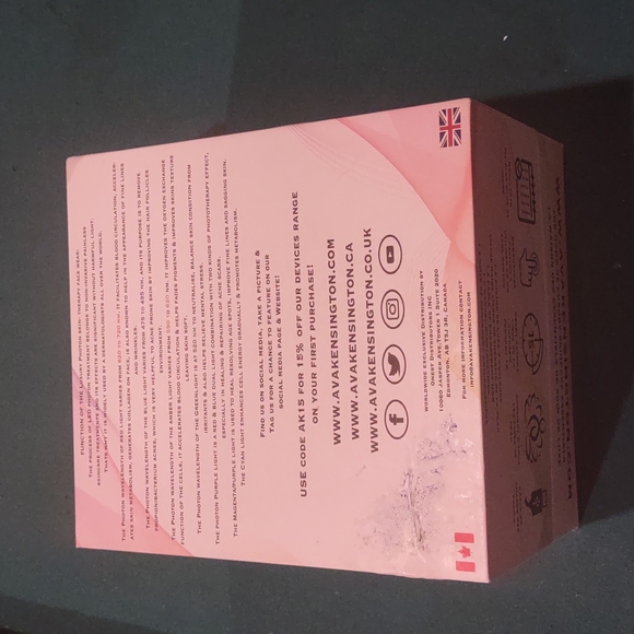 Ava Kensington 7 Colour Photon Skin-Therapy face wear - Picture 5 of 6